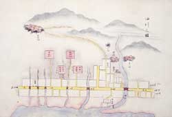 九浦外町絵図（油川之図）