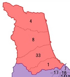 北部地域図