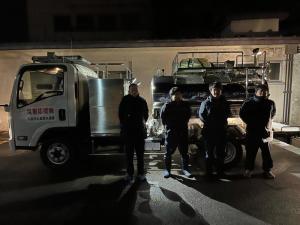 写真：第1班の4名
