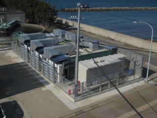写真:消化ガス発電(全景)