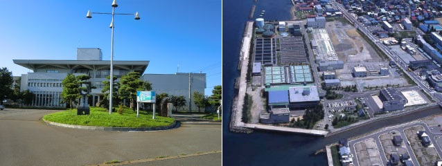 写真：八重田浄化センター外観