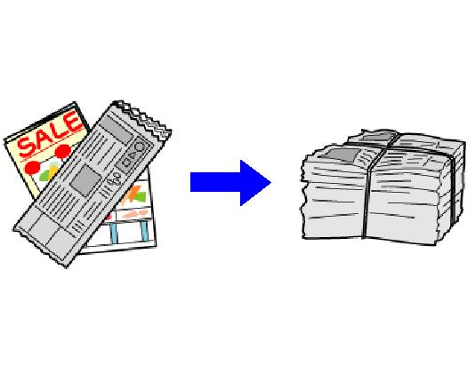 イラスト：新聞紙・折り込み広告の出し方