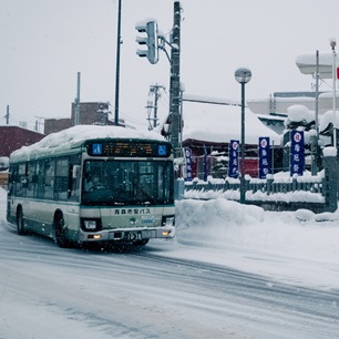 市営バスの画像