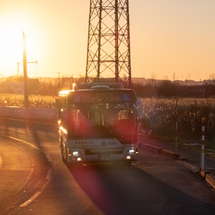 市営バスの画像