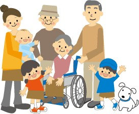 イラスト：家族
