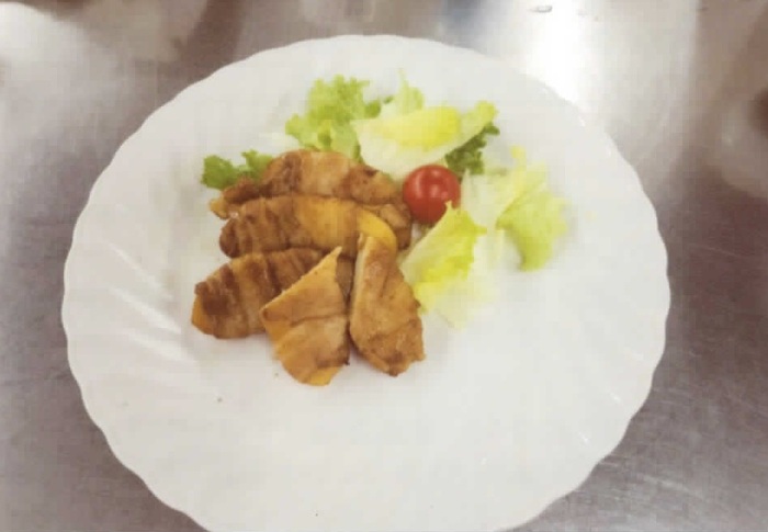 りんごの肉巻きの写真