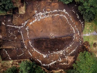 写真：小牧野遺跡　環状列石