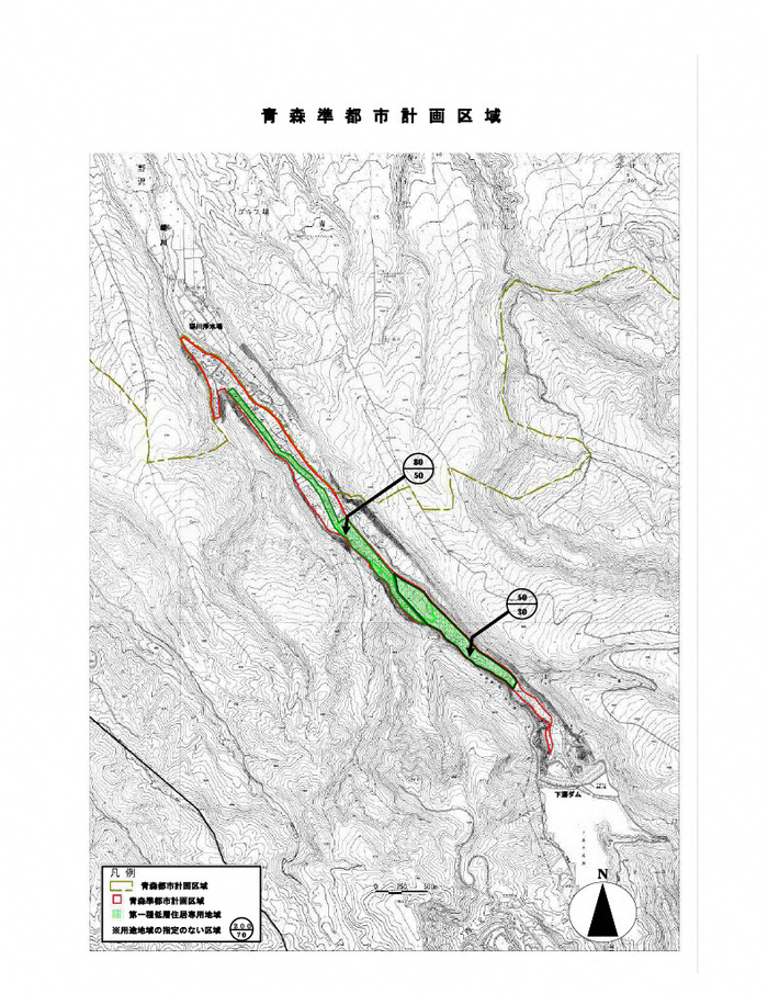 地図：準都市計画図（H18）