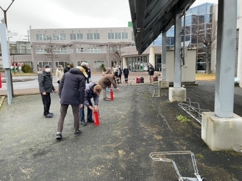 写真:除排雪支援隊壮行式及び防災訓練3