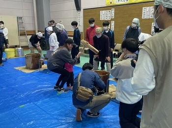 写真:三世代交流餅つき大会4