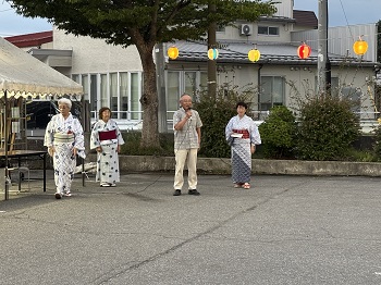 写真：会長の挨拶