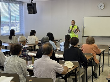 写真：会長の挨拶