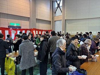 写真：たくさんのかたが来場されました