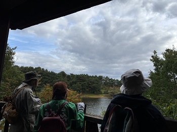 写真：展望台からは、広い景色を一望できます