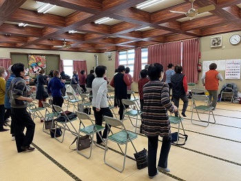 準備運動の様子
