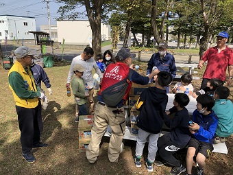 中央公園の掃除3