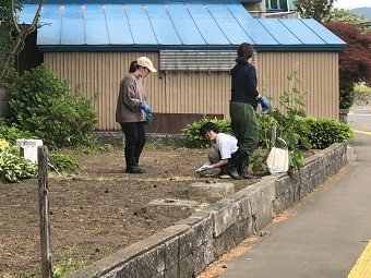 手入れ作業