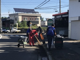 秋の一掃きデー1