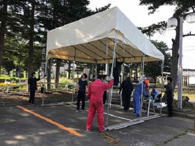写真:20220910小屋解体1
