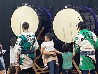 写真:太鼓