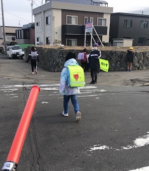 写真:見守りの様子