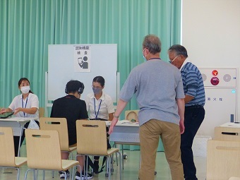 写真:R5健康チェックコーナー