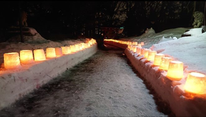 写真：雪灯り3