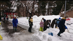 写真：雪灯り1