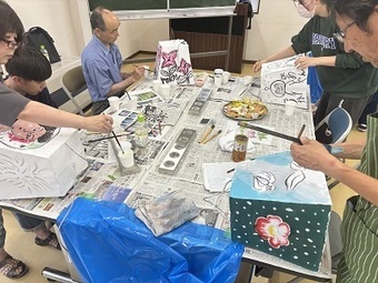 写真:色塗り