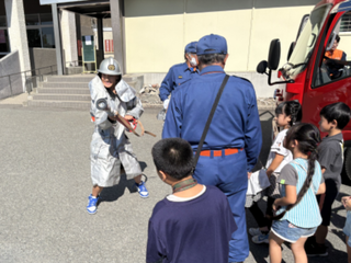 消防団疑似体験