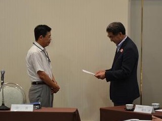 写真:諮問の様子
