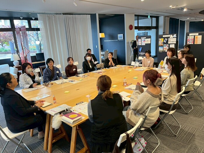 交流会の様子の写真