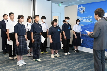写真1：任命式の様子