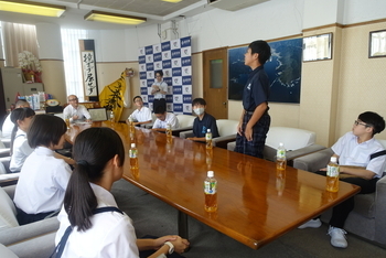 釜石市長表敬訪問