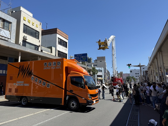 消防PRコーナーの写真