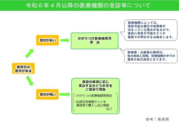令和6年4月以降の医療機関の受診等について