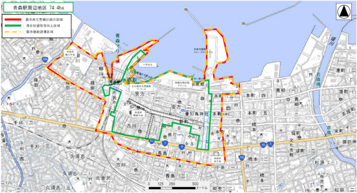 滞在快適性等向上区域