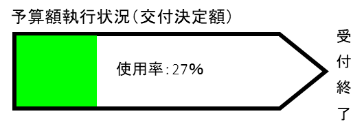 予算額執行状況（交付決定額）