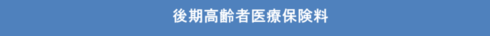 後期高齢者医療保険料見出し