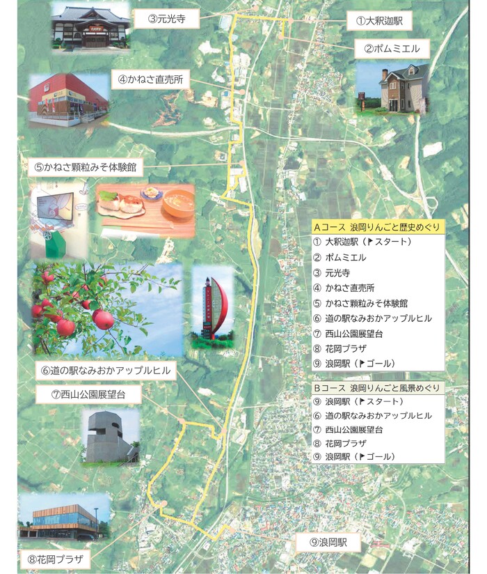 ハイキングコース